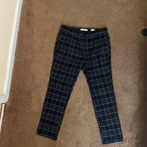 Black Plaid Pants